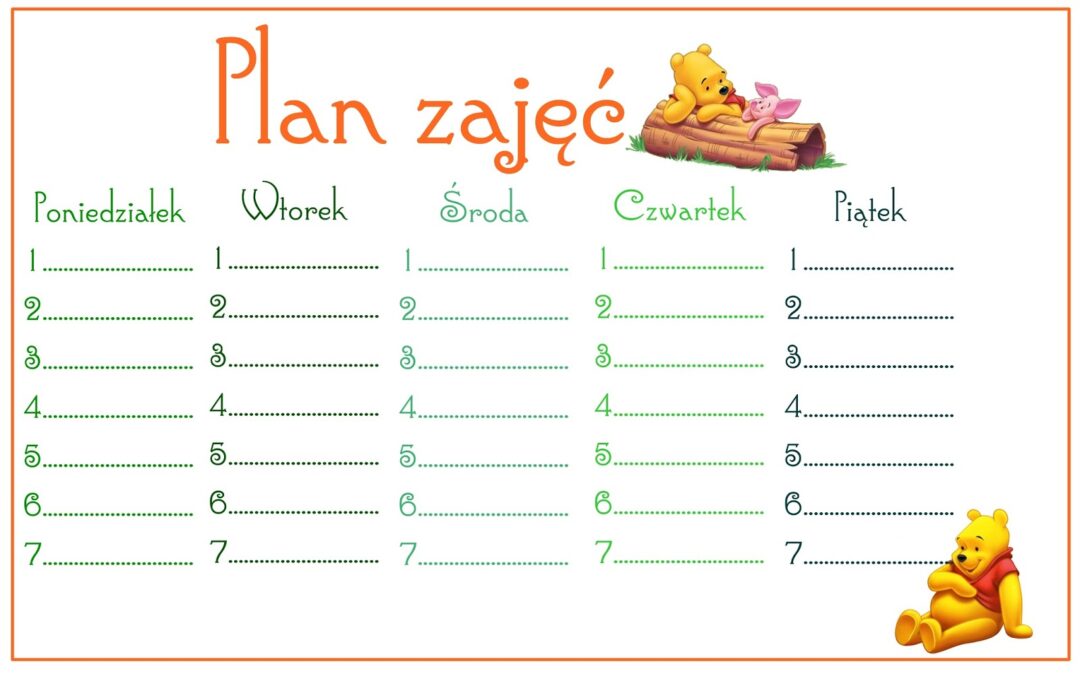 Aktualny plan zajęć