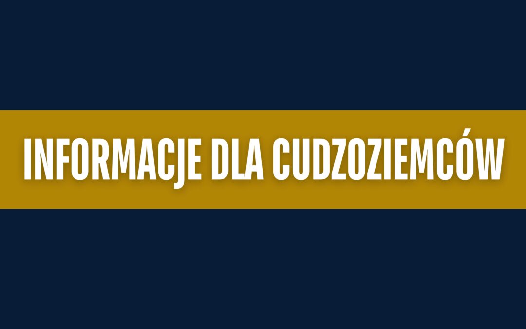 Informacja dla cudzoziemców